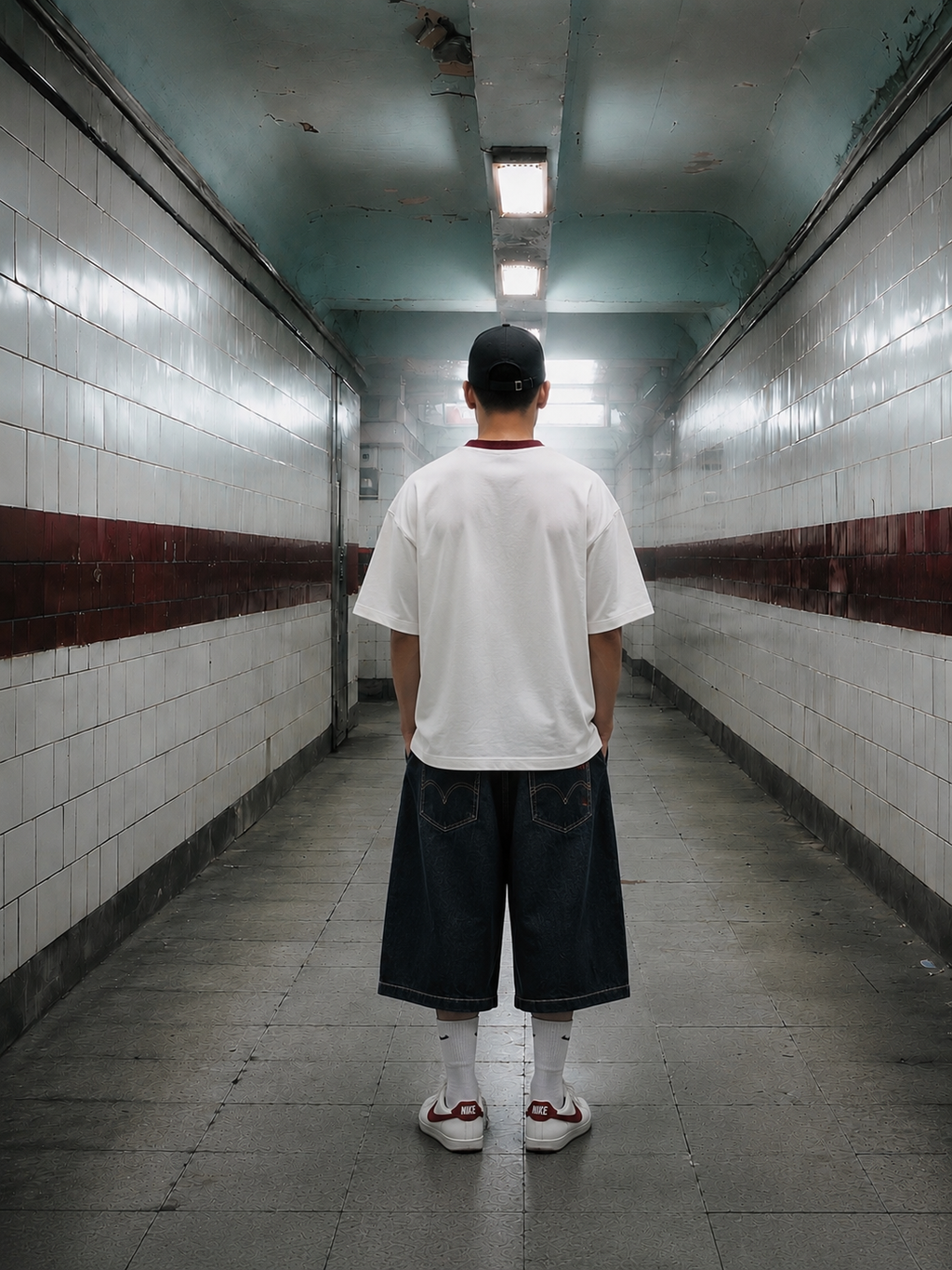 Ringer Tee Burgundy